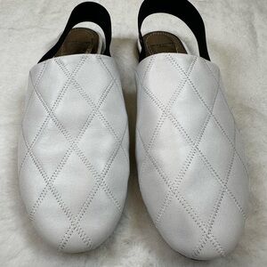 Givenchy white and Black Slip-On Sandals